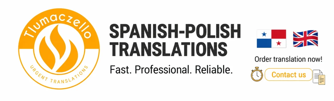 Spanish Polish and Polish Spanish translations - quick and reliable